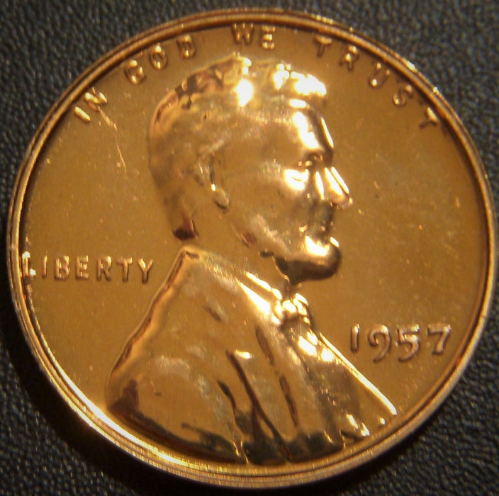 1957 Lincoln Cent - Proof