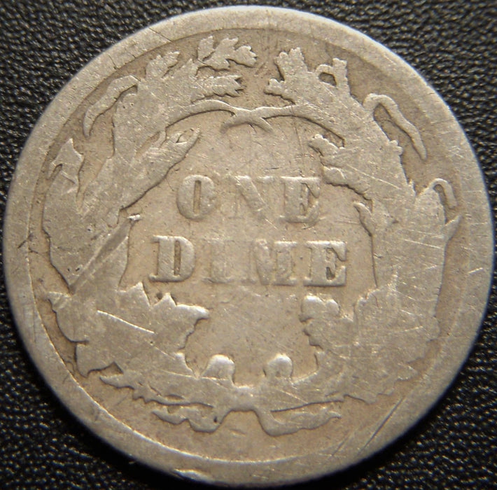 1874 Seated Dime - Good