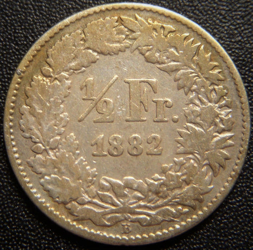 1882 1/2 Franc - Switzerland