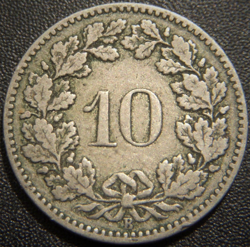 1881B 10 Rappen - Switzerland