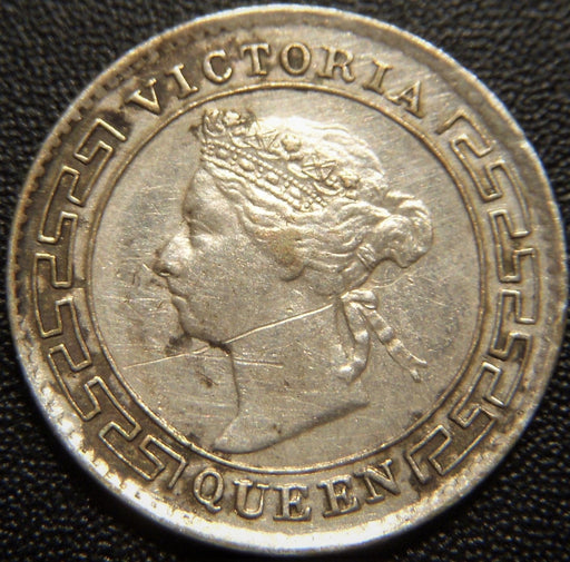 1897 10 Cents - Ceylon