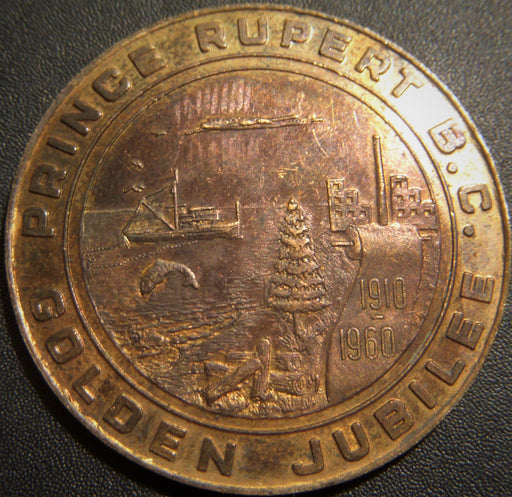 1960 $1 Prince Rupert, BC Canada - Golden Jubilee Token