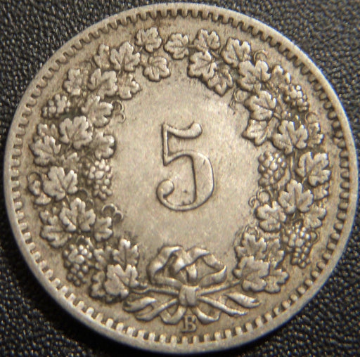 1909B 5 Rappen - Switzerland