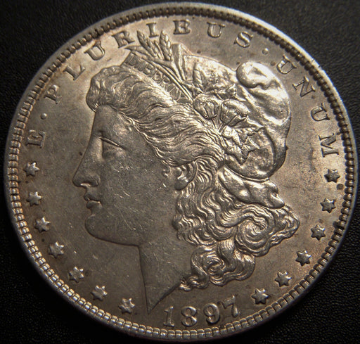 1897 Morgan Dollar - AU
