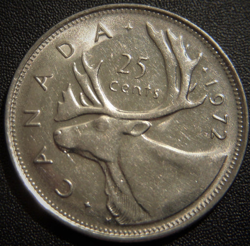 1972 Canadian Quarter - Fine to AU