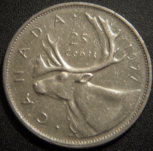 1977 Canadian Quarter - Fine to AU