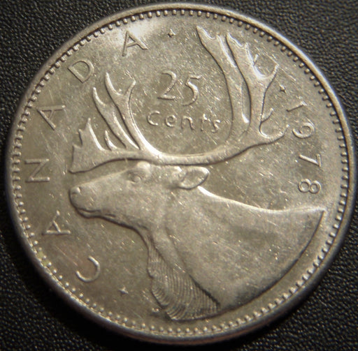 1978 Canadian Quarter - Fine to AU