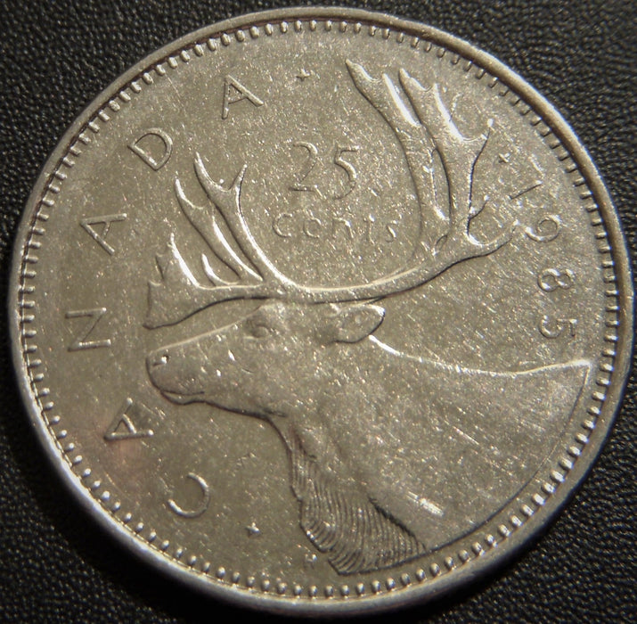 1985 Canadian Quarter - Fine to AU