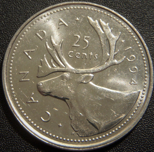 1994 Canadian Quarter - Fine to AU