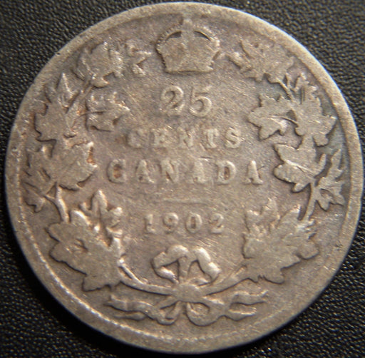 1902 Canadian Quarter - Good