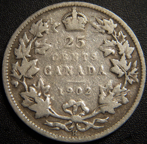 1902H Canadian Quarter - Good