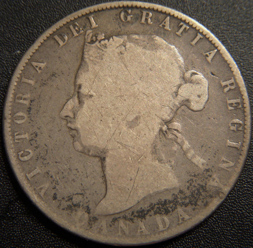 1872H Canadian Half Dollar - Good