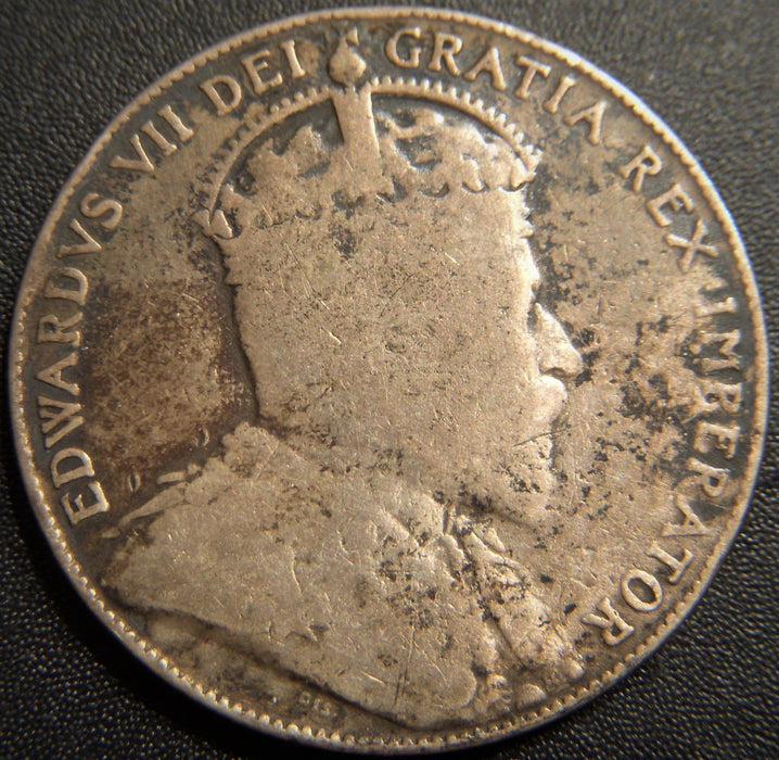 1910 Canadian Half Dollar - Good