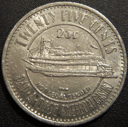 25 Cent - PAR-A-DICE Riverboat Gambling Token