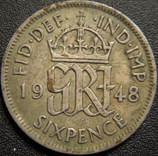 1948 Six Pence - Great Britain