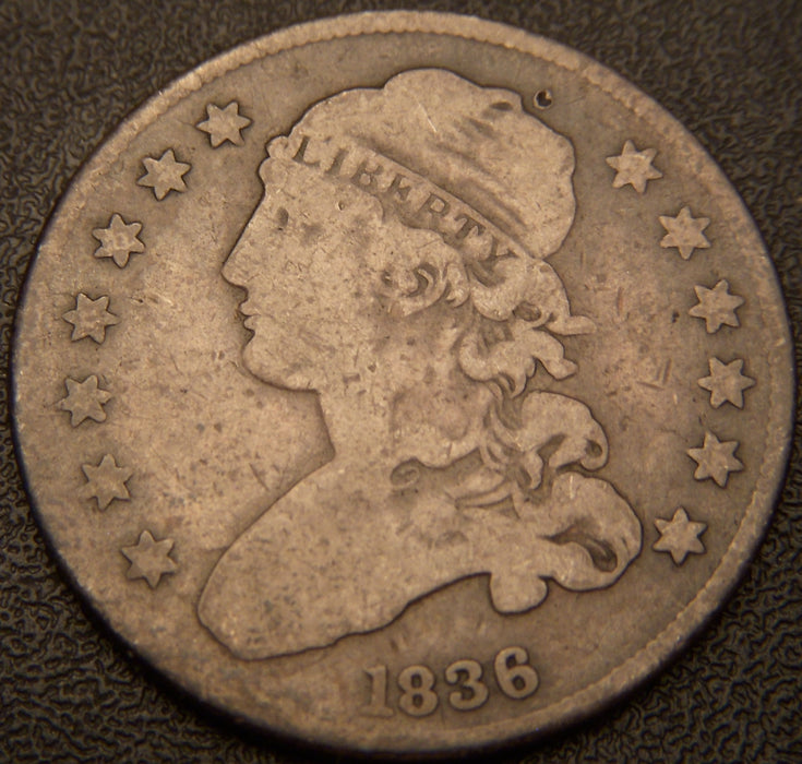 1836 Bust Quarter - Very Good