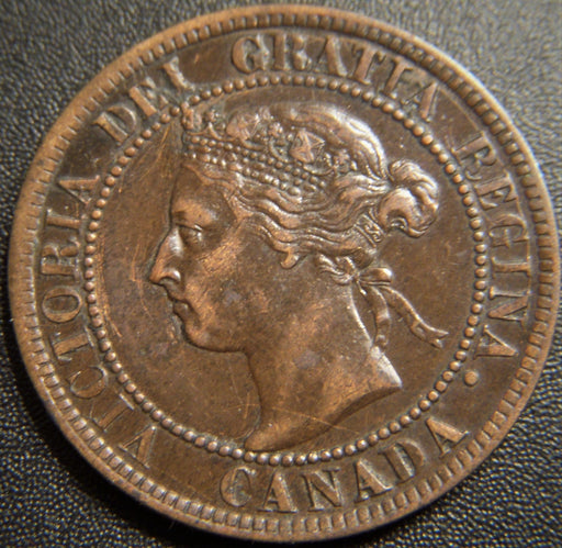 1899 Canadian Large Cent - Very Fine