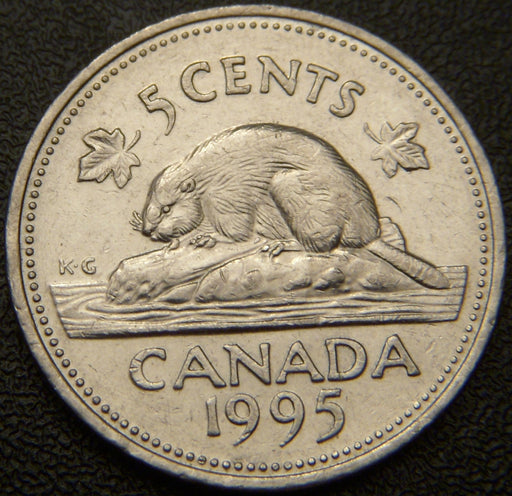 1995 Canadian Nickel - VF to AU
