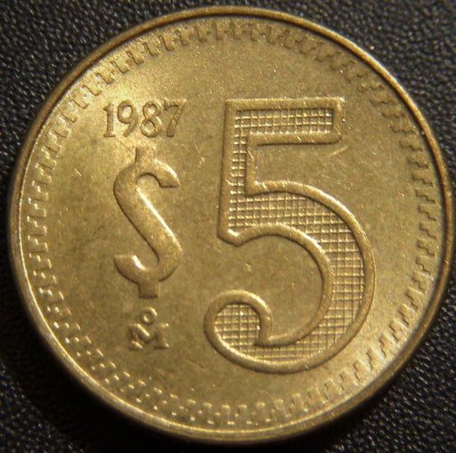 1987 5 Pesos - Mexico
