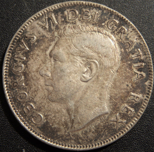1950 Canadian Half Dollar - No Line in 0 EF