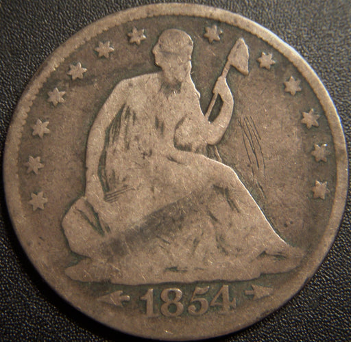 1854 Seated Half Dollar - Good