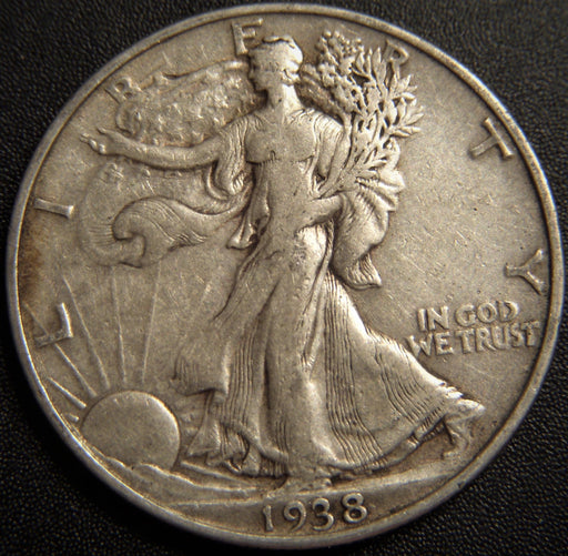1938 Walking Half Dollar - Very Fine