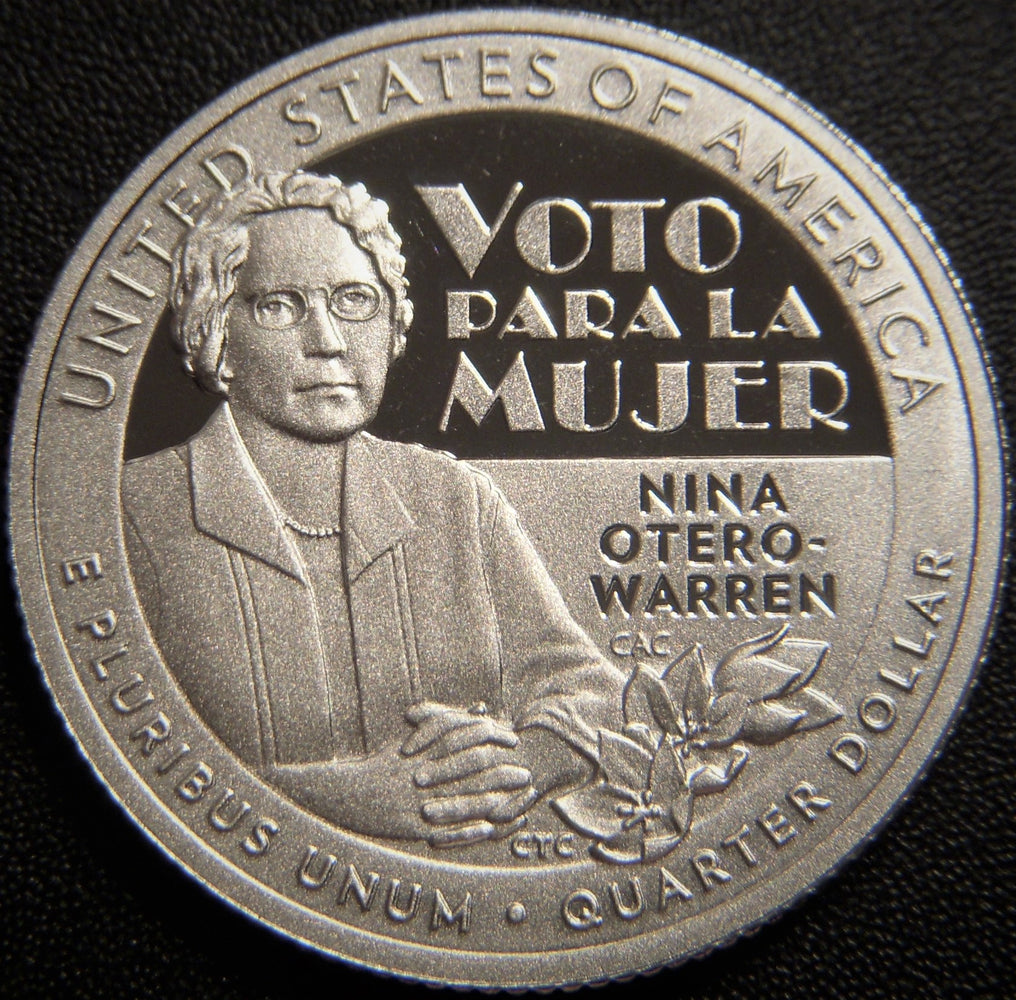2022-S N. Otero-Warren Quarter - Silver Proof