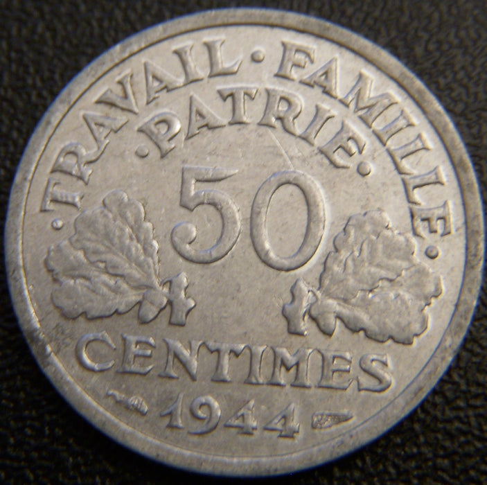 1944B 50 Centimes - France