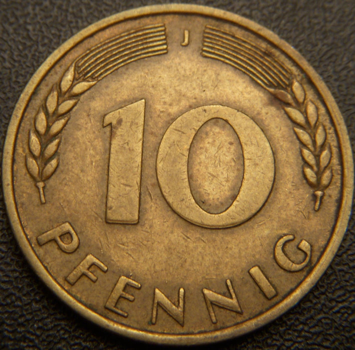 1949J 10 Pfennig SL- Germany