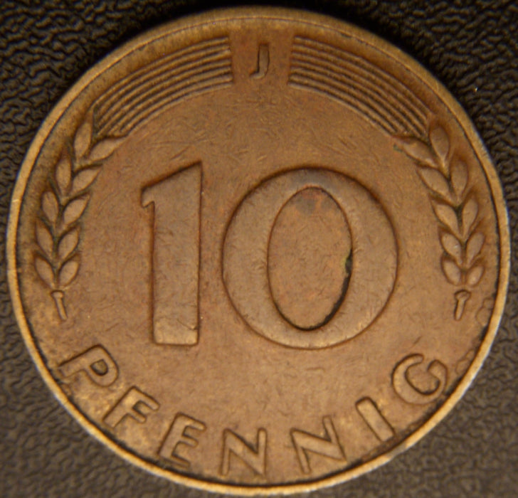 1949J 10 Pfennig LJ - Germany