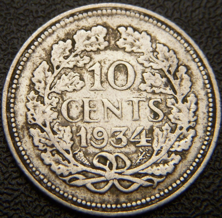 1934 10 Cents - Netherlands