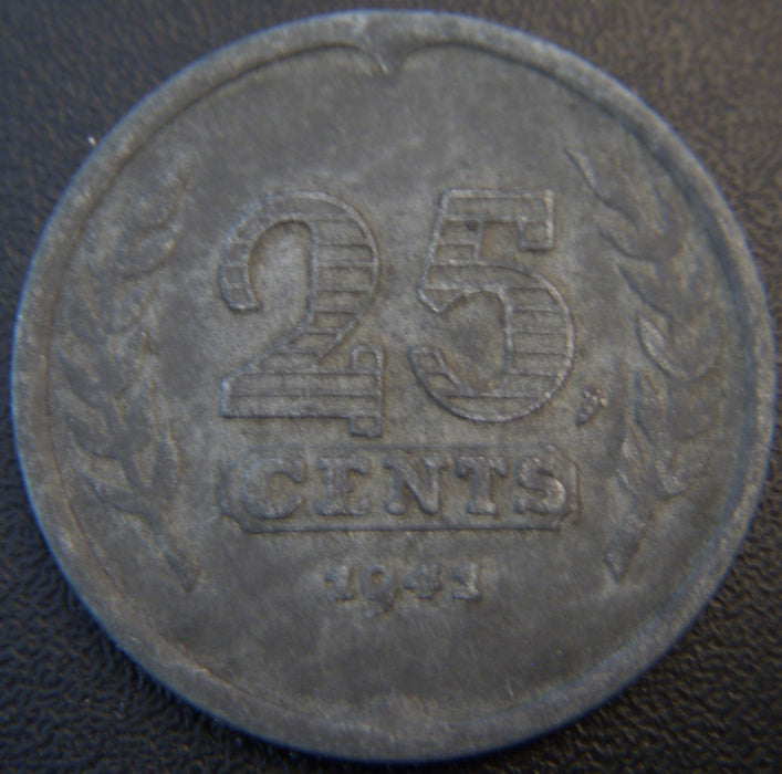 1941 25 Cents - Netherlands