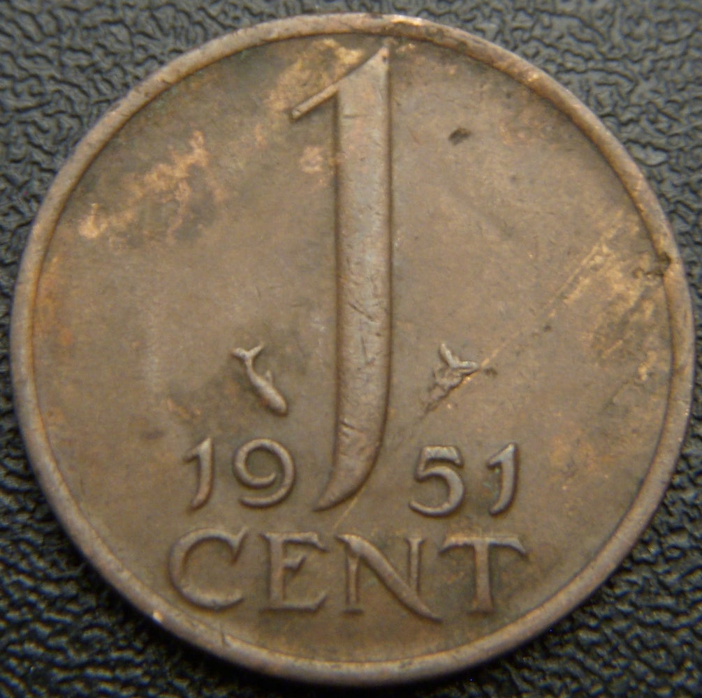 1951 1 Cent - Netherlands