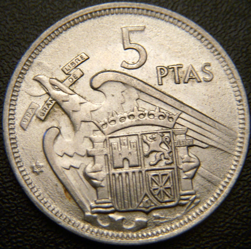 1957 (58) 5 Pesetas - Spain