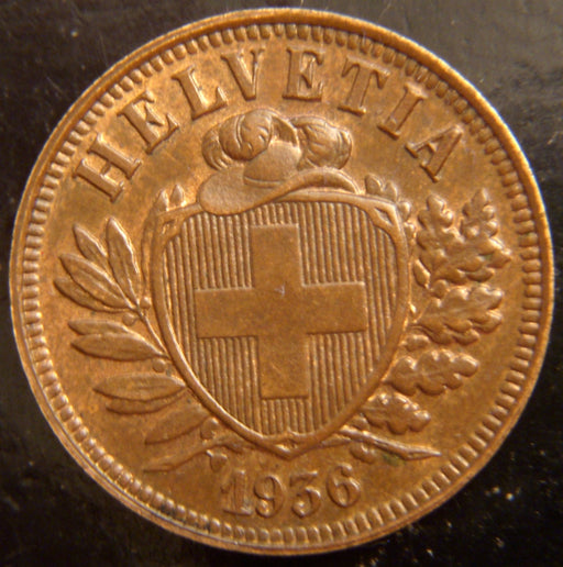 1936B 2 Rappen - Switzerland