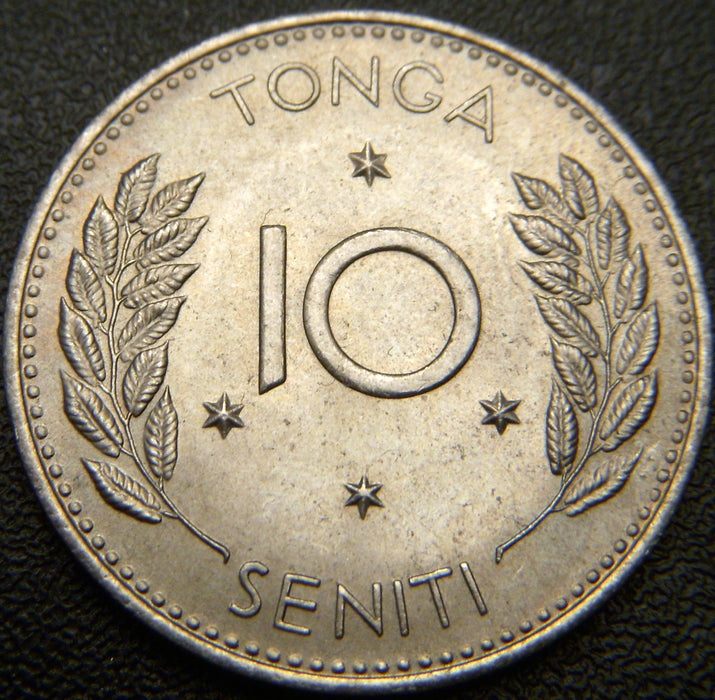 1968 10 Seniti - Tonga - Unc.