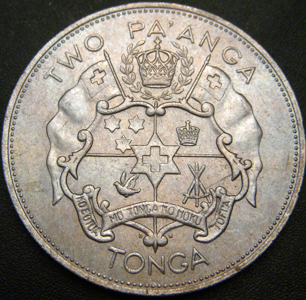 1968 2 PA'ANGA - Tonga - Unc.