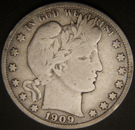 1909 Barber Half Dollar - VG