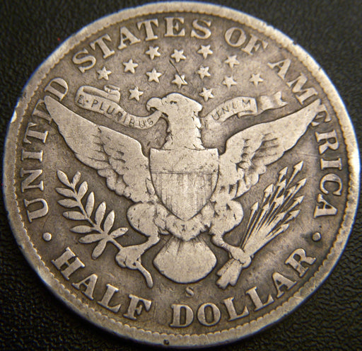 1909-S Barber Half Dollar - F