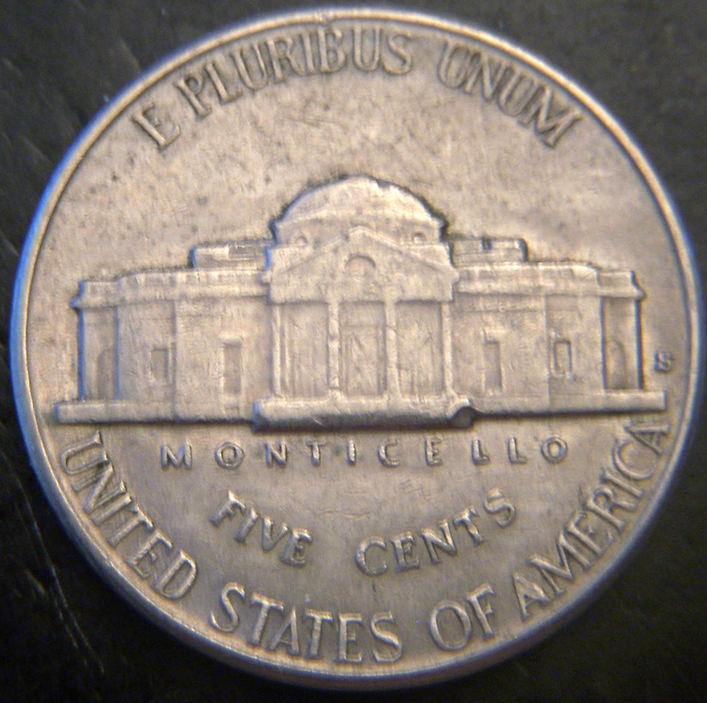 1938-S Jefferson Nickel - VF to AU
