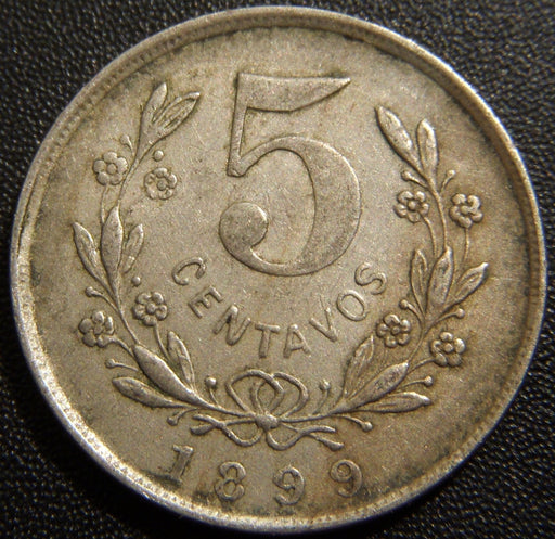 1899 5 Centavos - Nicaragua