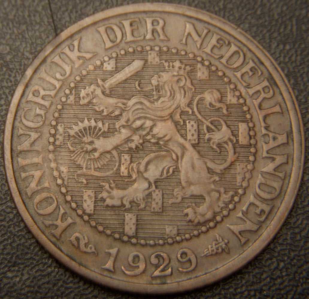 1929 2 1/2 Cents - Netherlands