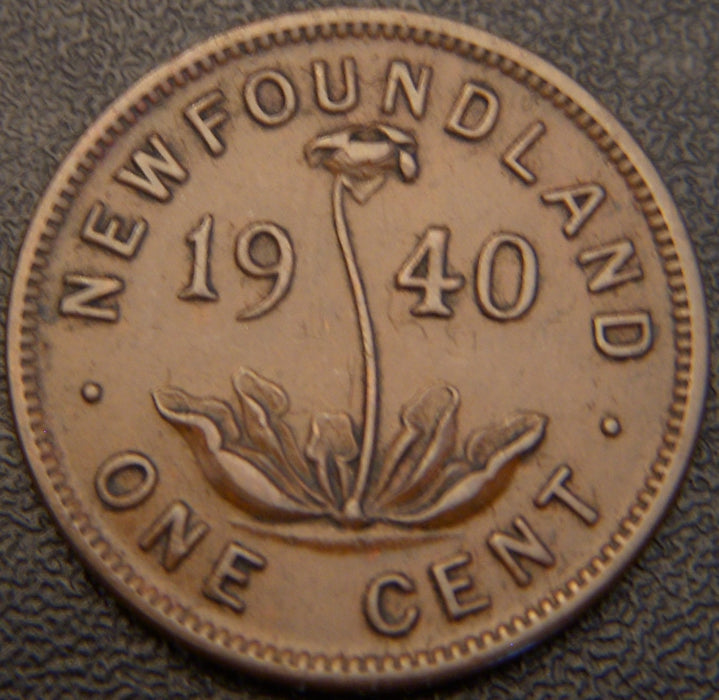 1940 One Cent - New Foundland
