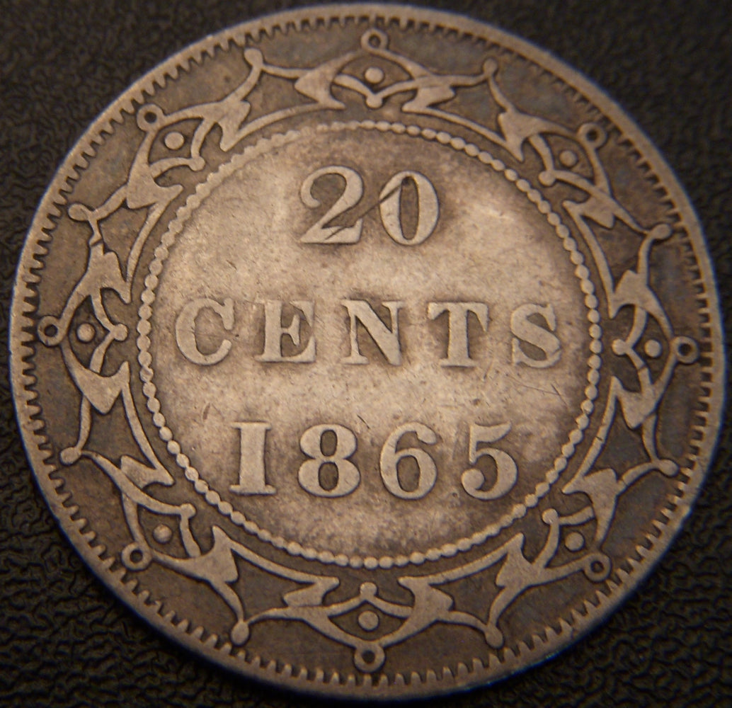 1865 20 Cents - New Foundland