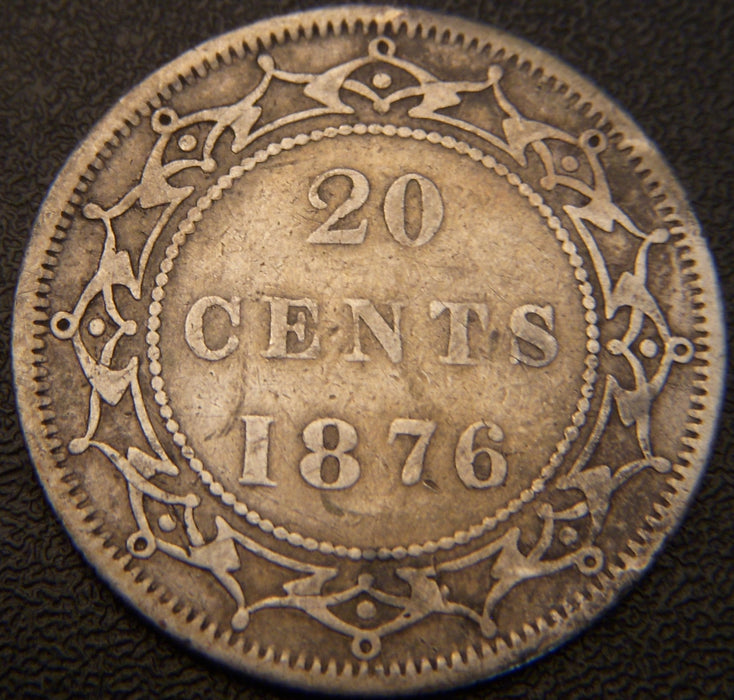 1876H 20 Cents - New Foundland