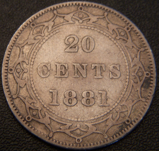 1881 20 Cents - New Foundland