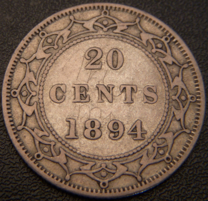 1894 20 Cents - New Foundland