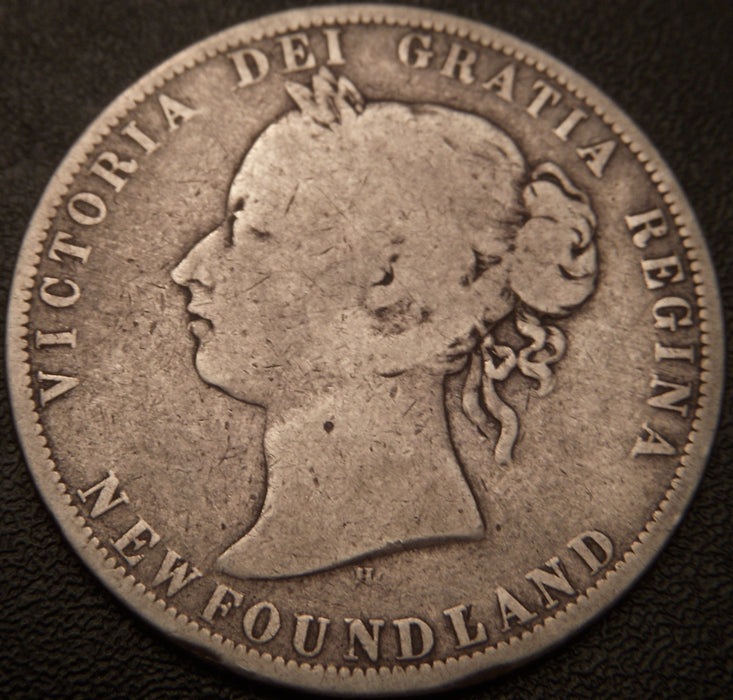 1872H 50 Cent - New Foundland
