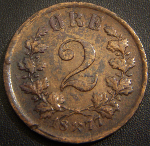 1877 2 Ore - Norway