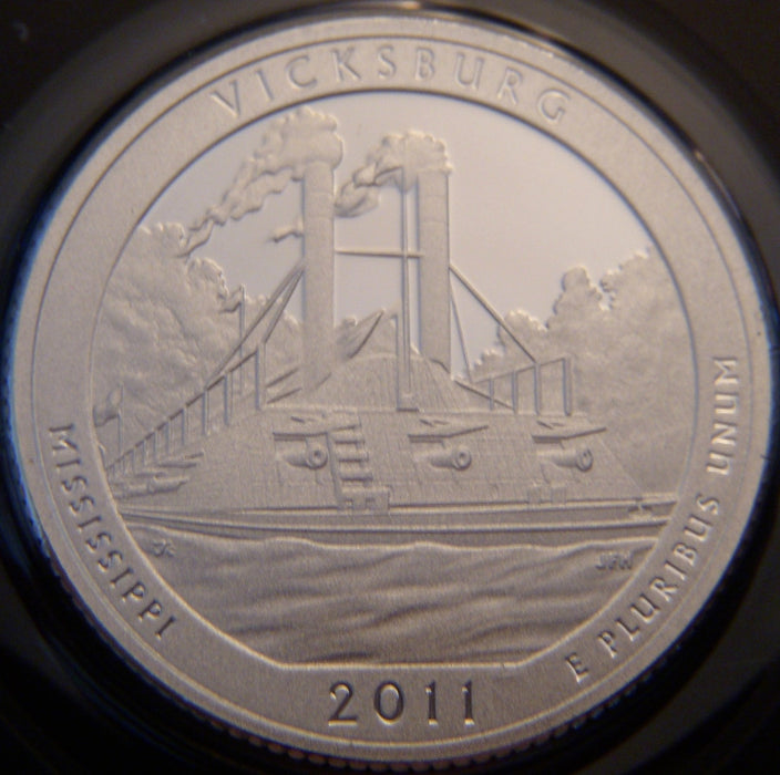 2011-S Vicksburg Quarter - Silver Proof